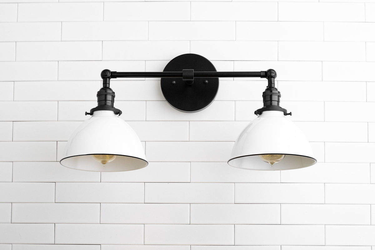 farmhouse-vanity-white-shade-light-wall-light-fixture-industrial-lighting-antique-brass-rustic-vanity-light