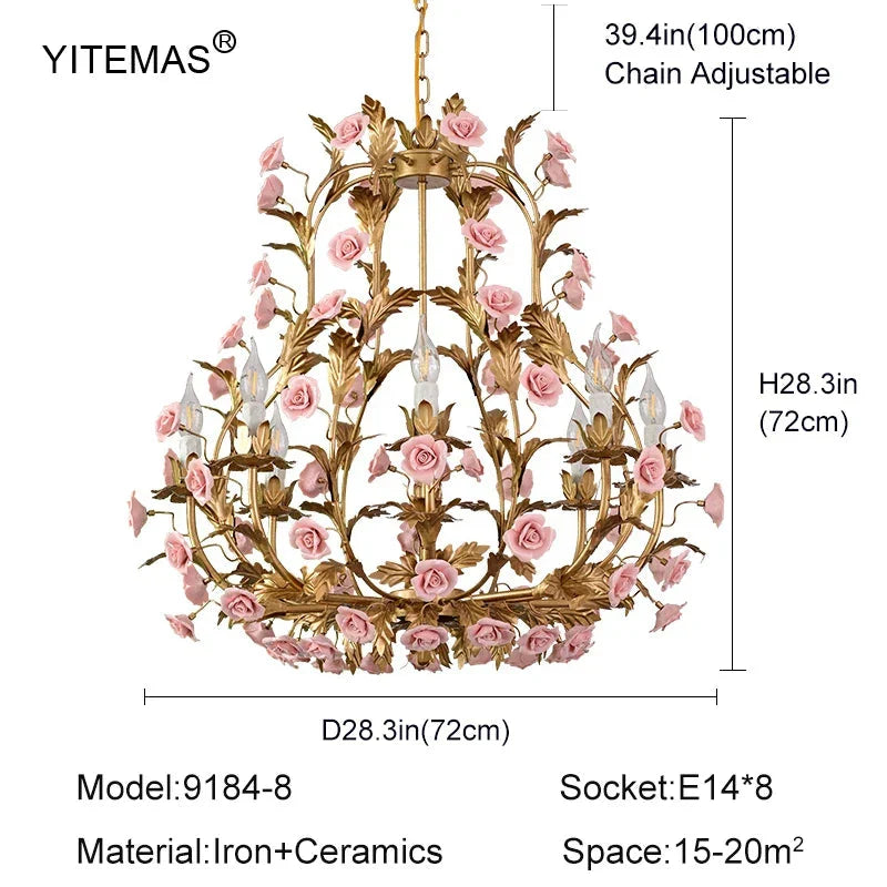 pink-ceramic-flower-chandelier-luxury-gold-princess-chandelier-for-girls-room