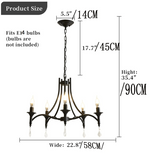 wrought-iron-crystal-5-heads-chandelier-lamp