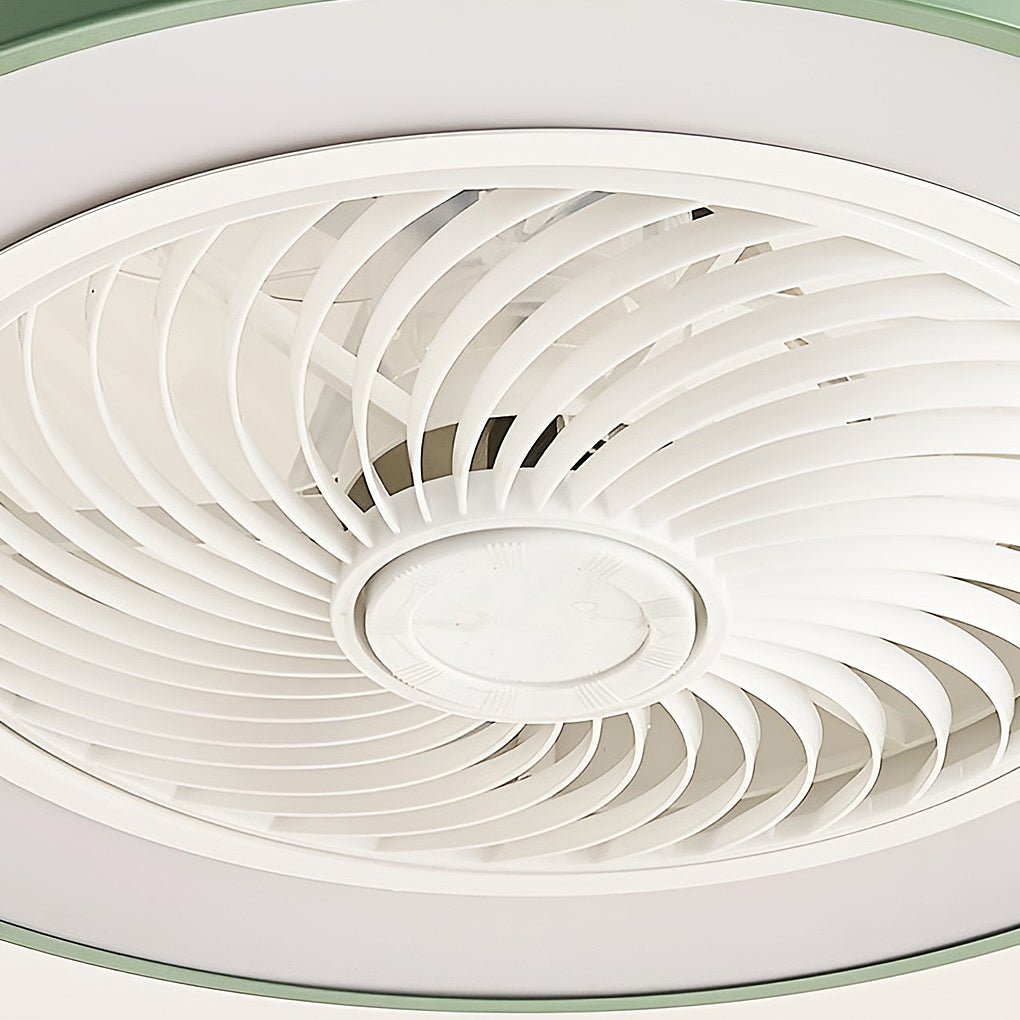Inverter Bladeless Ceiling Fans Light Intelligent Ceiling Fan Lamp With Remote Control Wind Guiding
