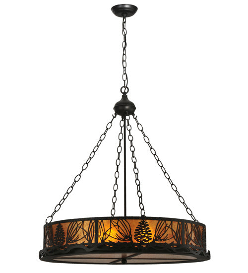 Six Light Inverted Pendant