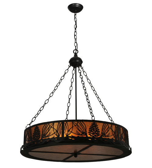 Six Light Inverted Pendant