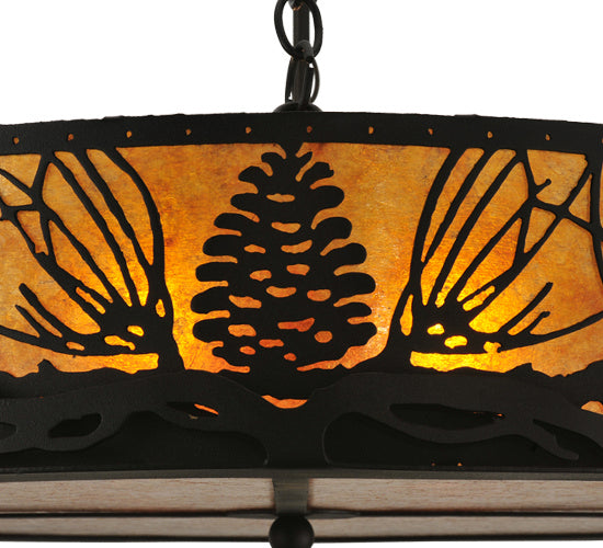 Six Light Inverted Pendant
