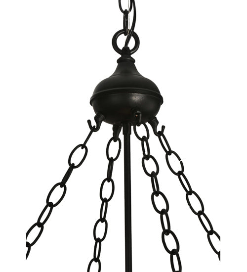 Six Light Inverted Pendant