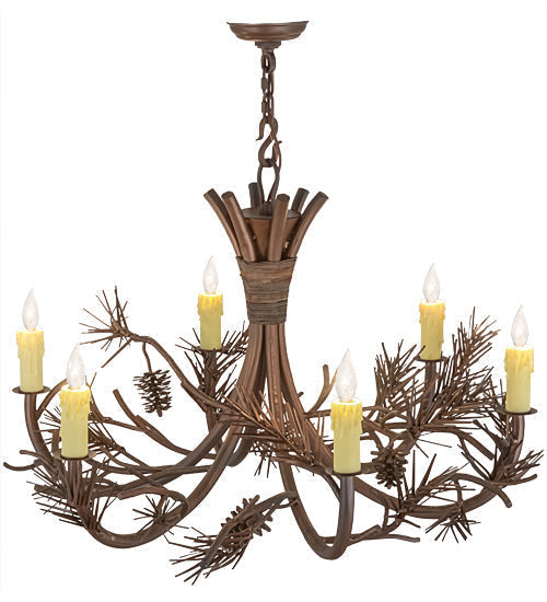 Six Light Chandelier