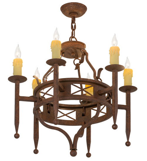 Six Light Chandelier