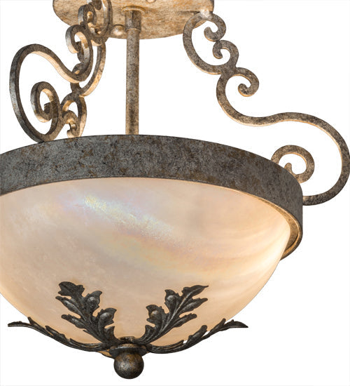 Two Light Inverted Pendant