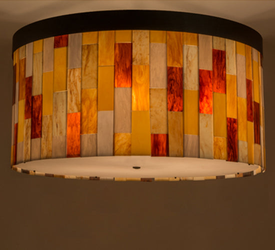 Six Light Semi-Flushmount
