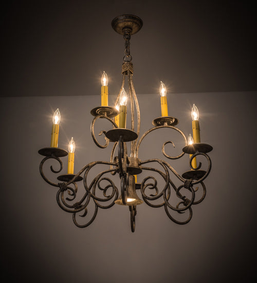 Ten Light Chandelier