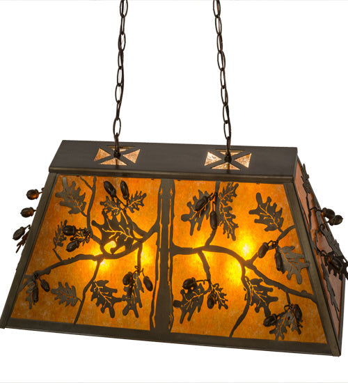 Six Light Oblong Pendant