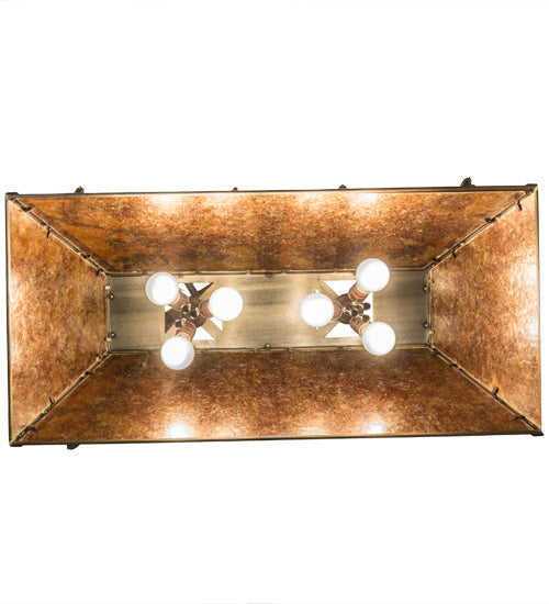 Six Light Oblong Pendant