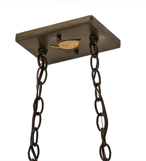 Six Light Oblong Pendant