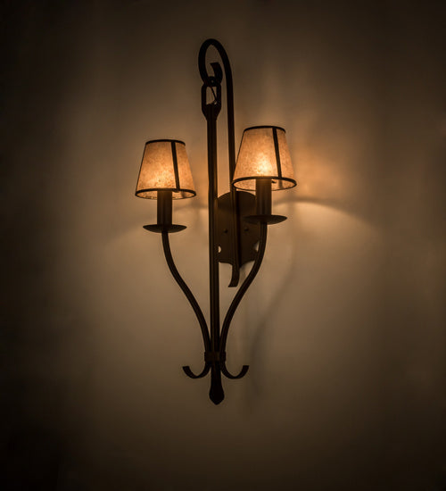 Two Light Wall Sconce