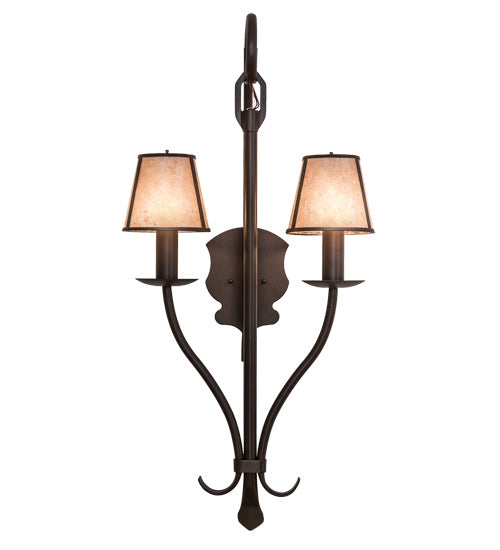 Two Light Wall Sconce