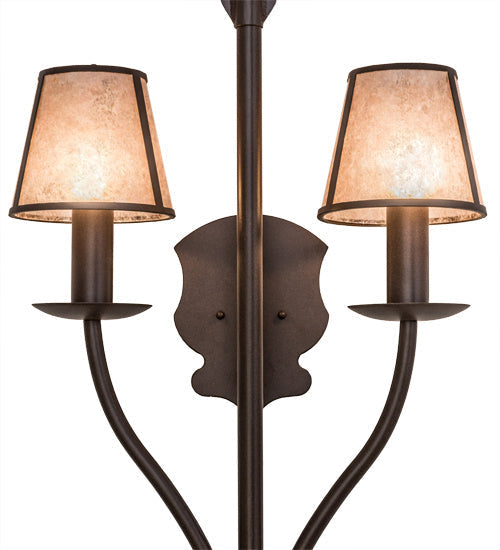 Two Light Wall Sconce