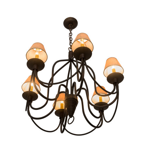 Six Light Chandelier