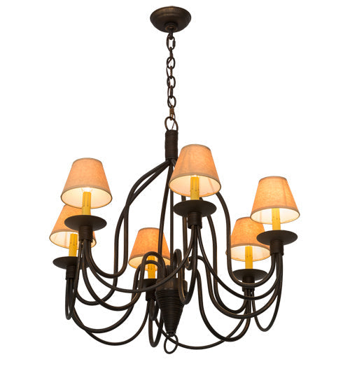 Six Light Chandelier