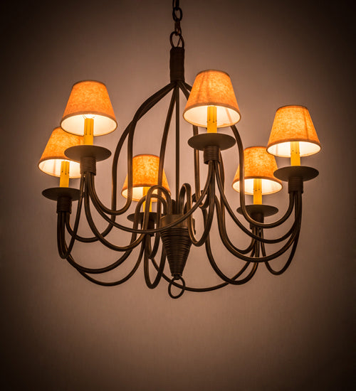 Six Light Chandelier