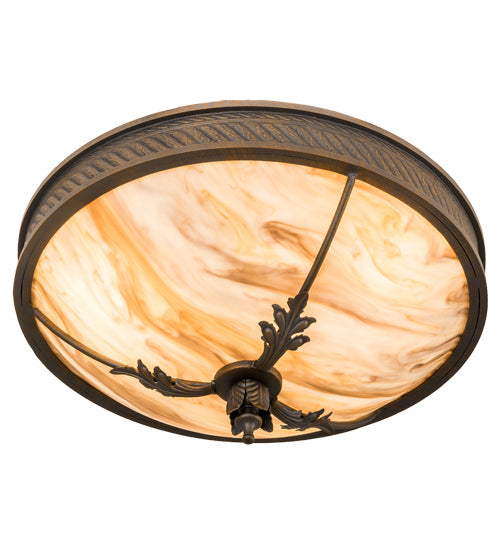 Three Light Semi-Flushmount