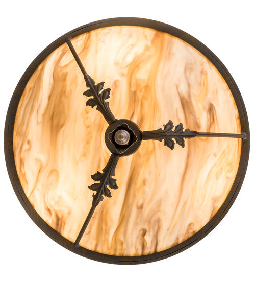 Three Light Semi-Flushmount