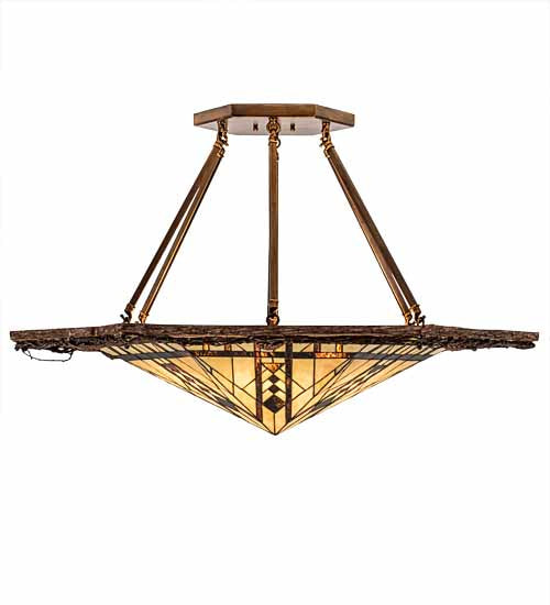 Six Light Semi-Flushmount