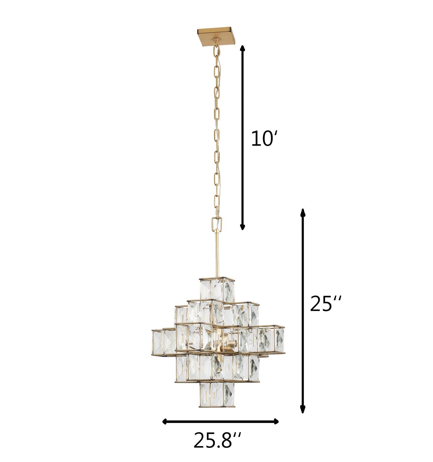 Six Light Chandelier