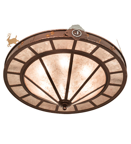 Six Light Semi-Flushmount