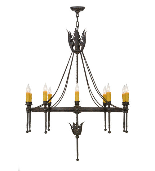 Ten Light Chandelier