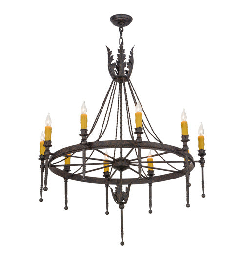 Ten Light Chandelier