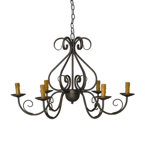 Six Light Chandelier