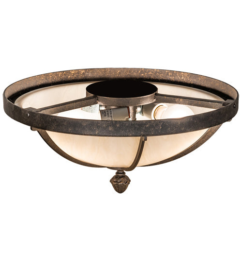 Three Light Flushmount