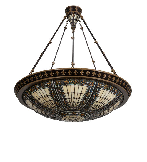 Ten Light Semi-Flushmount