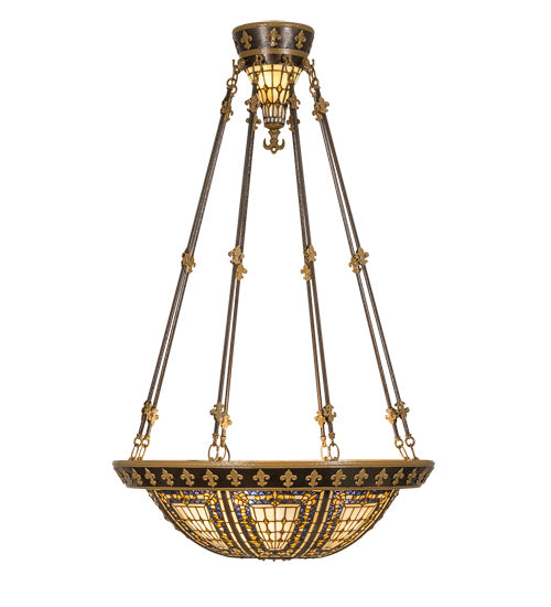 Six Light Semi-Flushmount