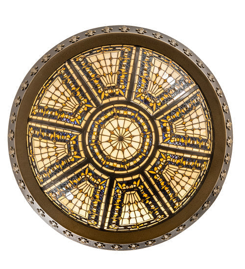 Six Light Semi-Flushmount