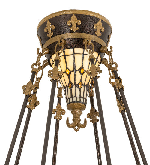 Six Light Semi-Flushmount