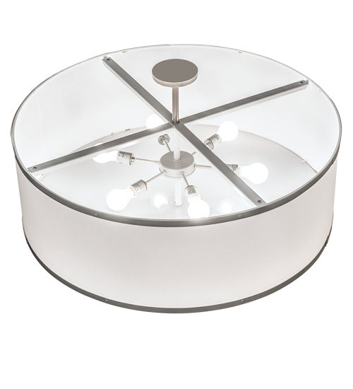 Six Light Semi-Flushmount