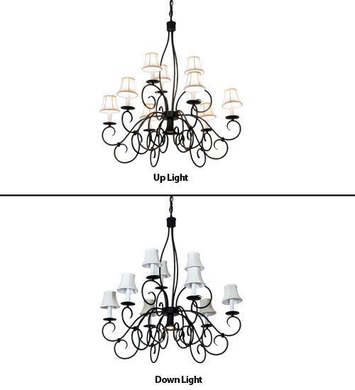 Ten Light Chandelier