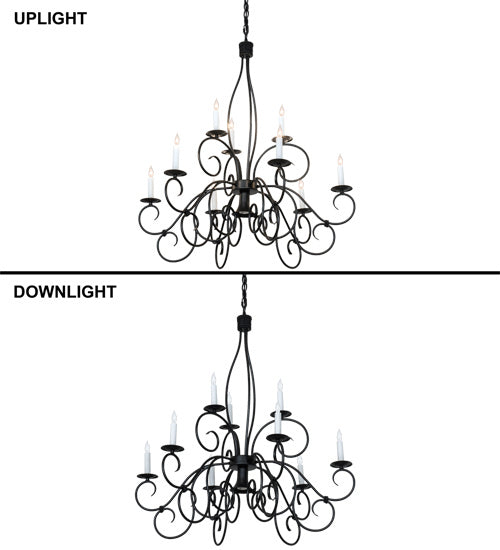 Ten Light Chandelier