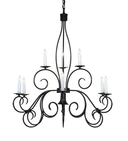 Ten Light Chandelier