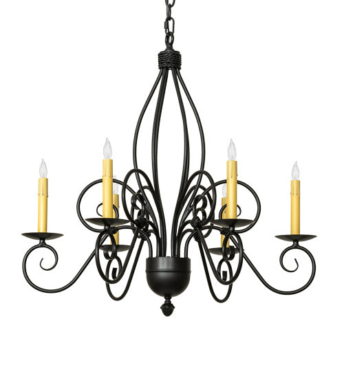 Six Light Chandelier
