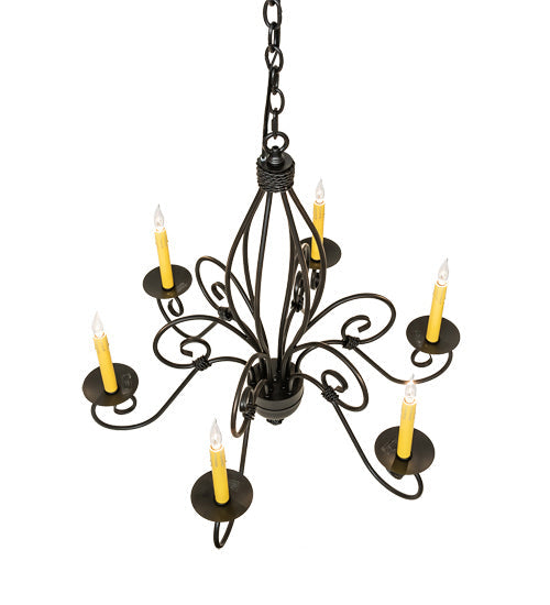 Six Light Chandelier