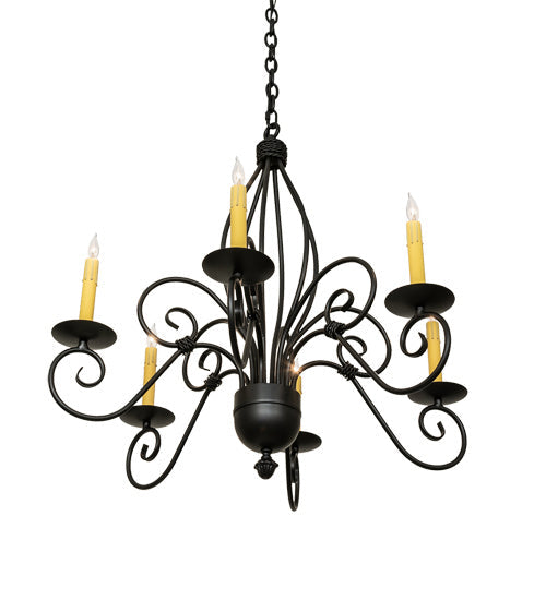 Six Light Chandelier