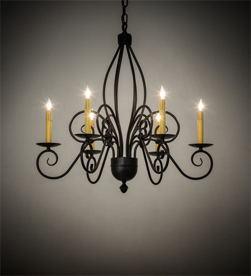 Six Light Chandelier