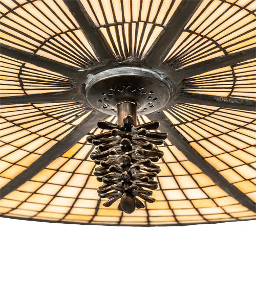 Six Light Semi-Flushmount