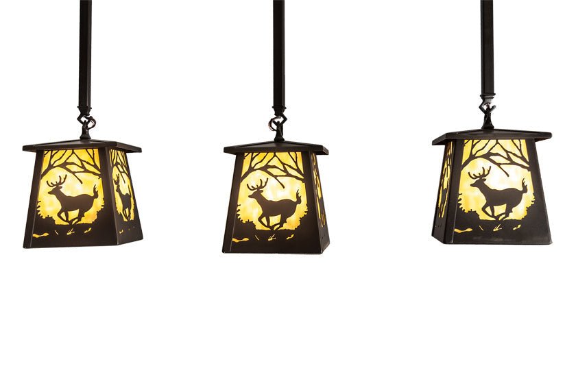 Three Light Island Pendant
