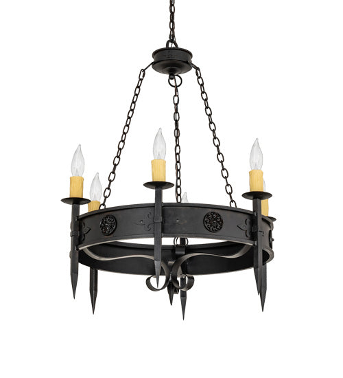 Six Light Chandelier