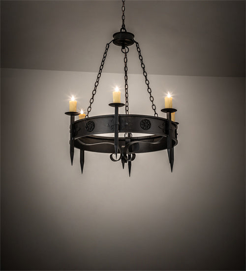 Six Light Chandelier