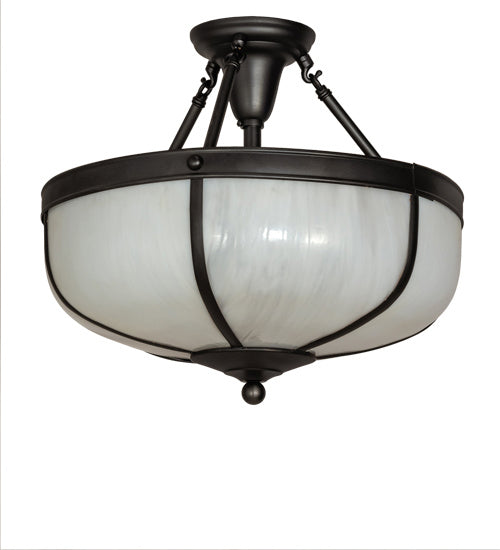 Three Light Semi-Flushmount