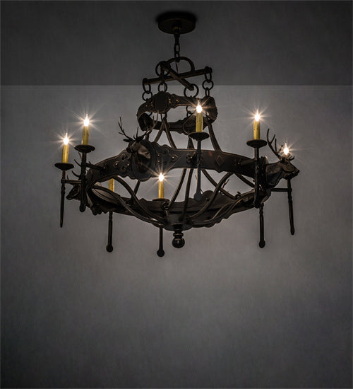 Eight Light Chandelier