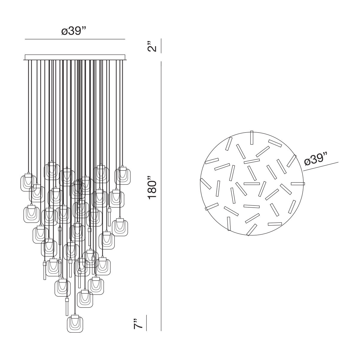 Paget LED Chandelier